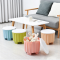 Smart storage stool. 