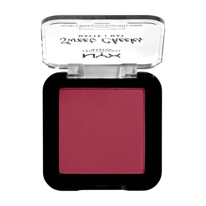 NYX Professional Makeup - Cosmetics Sweet Cheeks Creamy Powder Matte Blush Risky Business