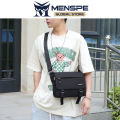 MENSPE Men Fashion Shoulder Bags Sling Chest Bag Cross Body Bags Messenger Bag Waterproof Cross Body Bag Large Capacity Sling Bags Simple Casual Sport Street Bag Student Teenager Bag. 