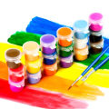 Acrylic Paint Set Waterproof Non Toxic Ceramic DIY Paint with free Brush Kid Painting. 