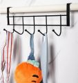 Stainless Steel 5-Hook Kitchen Cabinet Door Hook Bathroom Organizer Hanger Hooks Towel Hat Coat Clothes Cabinet Draw Door hook. 