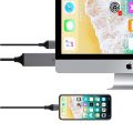 HDMI Adapter Cable for Phone to TV, Lightning to HDMI 1080P Digital AV Converter HDMI Adaptor to HDTV/Projector/Monitor Connector, Compatible with Pad/Phone 11 Pro/Xs/Max/XR/X/8/7/6 Plus. 