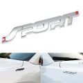 SPORT Logo Emblem Car Trunk Fender Badge 3D Sticker Metal Decal Accessory. 