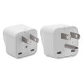 Universal Japan America 2 in 1 EU UK AU to US Travel Adapter Plug Type A/B Canada Thailand Electric Power Charger Convert Plug. 