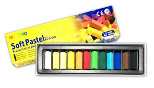 MUNGYO Soft Pastel Mini 1/2 length, 12 colors