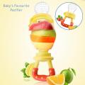Baby Fruit Feeder Pacifier - Fresh Food Feeder, Infant Fruit Teething Toy, Silicone Pouches for Toddlers & Kids. 