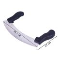 Curved Chopping, Cutting Half Moon Knife 10 Inch Blade. 