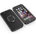 Apple iPhone 5 / 5s / SE Phone Case, Silicone TPU and Hard PC Luxury Armor Shockproof Metal Ring Holder Cover Casing. 