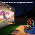 HONGTOP P10 Android Smart Projector 1280*720P 4K WIFI 10000 LUMENS 4GB/64GB & 2GB/16GB BT5.0 1080P Home Cinema Outdoor Portable Beamer. 