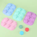 Rectangle Soap mold Functional Baking tool 6-cavity Baking mould tray Soap making mold Flexible silicone Silicone mold for Soap. 