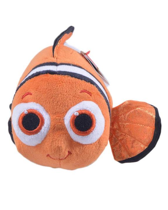 Thick and Good Quality Soft Bean Stuffed Toy For Kids - Finding Nemo Fish - 8 Inch