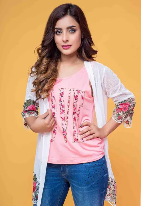 Ignite%20Womens%20Floral%20Lace%20Sheer%20Mesh%20Shrug%20-%20White%20-%20Image%206