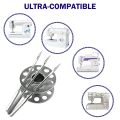 Sewing Machine Needles,Pack of 50, for Singer,Brother,Janome, Varmax and Home Sewing Machines.Universal Standard Needles. 