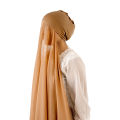 Georgette Instant Hijab with Attached Cap – Ready to Wear, No Pins, 11 Colors, Modest Coverage for Women & Girls. 