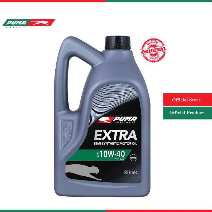 Puma Motor Oil (Extra)  SAE 10W-40  Semi-Synthetic  Petrol Engine Oil  3L
