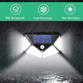 Waterproof Solar Powered Night Garden LED Light – Solar Interaction Wall Lamp Light - Motion Sensor Security Lamp Lights - Brilliant Outdoor Illumination for Gardens and Walls – Super Bright Outdoor Street Lamps – Sunlight Rechargeable Yard Lightening. 