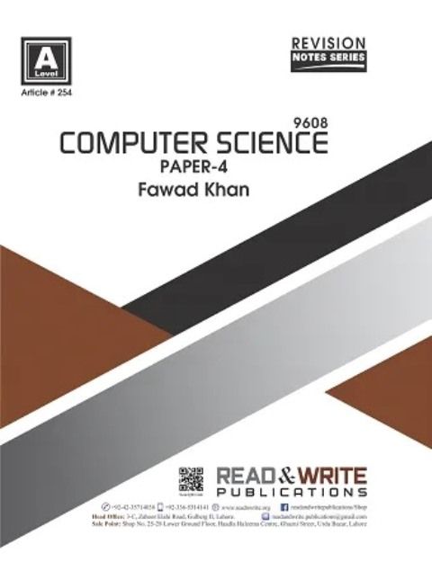 Computer Science A Level P4 Notes Art #254 | Daraz.pk