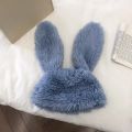 Rabbit Headwear Photo Props Bunny Ears Long Rabbit Ears Hat Girls Beanie Beanies Cap Winter Hat. 