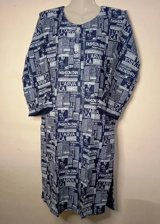 Newspaper%20Printed%20Shirt%20for%20Girls%20and%20Women%20-%20Premium%20Lenin%20Fabric,%20Stylish,%20Standard%20Size%20-%20Image%203