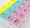 7 Days/ Week Transparent Lid Tablet Pill Box Holder/ Medicine Storage Organizer. 