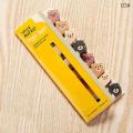 Cute Japanese and Korean stationery row animal bookmarks note paper office student supplies. 