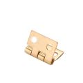 10Pcs Brass Plated Mini Hinge Small Decorative Jewelry Wooden Box Cabinet Door Hinges With Nails Dollhouse niture Acc. 