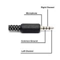 3.5mm 4Pole TRRS Jack For Microphone Headphone Connector 2~5-PCS. 