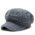 Fashion Fleece Baseball Cap Ladies Women Girls Baker Winter Warm Cap Boy Peaked Cap Newsboy Hat. 