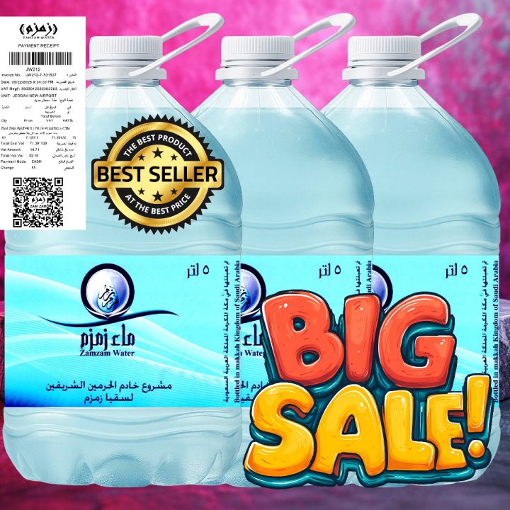 Abe%20ZamZam%20Water%20pack%20of%203%20five%20Liter%20Bottle%20pure%20&%20original%20%F0%9F%87%B8%F0%9F%87%A6%20Saudi%20Arabia%20packaging%20sealed%20-%20Image%203