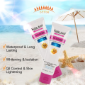 GUANJING Kojic Acid Sunscreen Lotion SPF 50 Sunblock Sun Cream Skin Protector Anti-Aging Oil-Control Moisturizing SPF 50 Sun Cream GJ7006. 