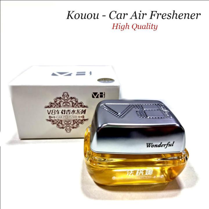Car Dashboard Monalisa Style Air Freshner Fragrance-kouou-55ml Golden