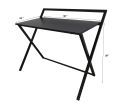 Computer Study Table Folding with Shelf. 