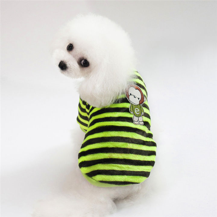 HOT SALE Winter Coat Pet Dog Clothes Jacket Stripe Clothing For Small Puppy Dogs Outerwear Chihuahua chien