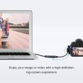 Mini Hdmi To Hdmi Cable Cablecreation 0 5Ft 90 Degree Right Angle Mini Hdmi. 