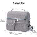 Large Picnic Cooler Bag Insulated Lunch Bag for Women Men Kids Picnic Bag, Adjustable Shoulder Strap, Double Layer. 