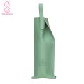 Champagne Bottle Tote Chic Faux Leather Wine Tote for Home Parties Stylish Champagne Bottle Carrier Wine Tote Bag. 