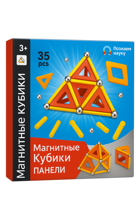 Magnetic Game 778 – 35 Pcs Magnetic Building Set for Kids | STEM Educational Construction Toy