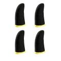 2 Pair/4 Pack Wasp Feelers Thumb Sleeves For Phone Gaming Touchscreen Finger Sleeve Anti-Sweat Breathable. 