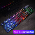 Best Gaming Keyboard RGB - Cheap mechanical feeling, Membrane Back Light Gaming Key Board in Low Price (glowing luminous buttons). 