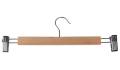 Zayraz Wooden Clip Hangers Durable for trousers, Pants, Skirts, Undergarments, clothes and scarf. 