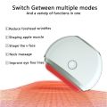 EMS Gua sha Scraper with Red/Blue/Purple Light Therapy Skincare 42℃ Hot Compress Microcurrent Machine for Face Lifting. 