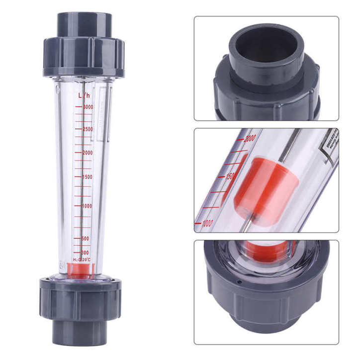 Plastic Tube Type LZS-25 Flow Measuring Instruments Water Rotameter UBS