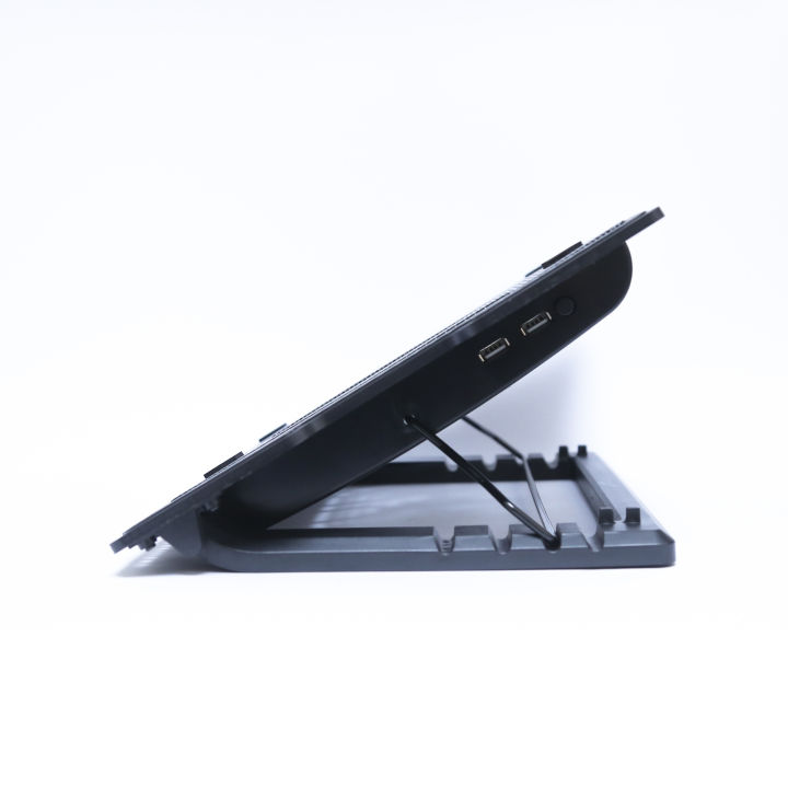 Portable%20And%20Powerful%20Dual%20Fan%20Laptop%20Cooling%20Pad%20With%20Adjustable%20Stand%20And%20LED%20Backlit%20-%20Image%203