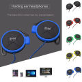 SHINI Q940 3.5mm Headphones Stereo Bass Music Earphone HiFi Heavy Bass Noise Cancelling EarHook Headset For Xiaomi. 