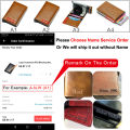 DIENQI Carbon Fiber Wallet for Man 2021 Mini RFID Wallet Card Holder Trifold Metal Leather Slim Men's Wallet Small Male Purses. 