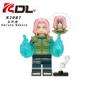 Single Sale NARUTO Building Blocks Figures Gaara Haruno Sakura Kankuro Minifigure Building Bricks For Children Toys KDL812. 