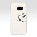 27AA Cute cats and animals gift Soft Silicone Tpu Cover phone Case for Samsung Galaxy S6 S7 edge Case. 