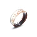 【Heartbeat Girl Store】1PC New Design Handmade Wood Rings Flowers Plants Landscape Inside Fashion Anniversary Ring Gifts. 