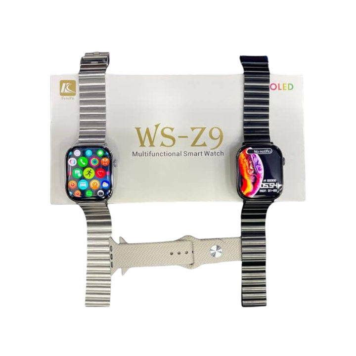 WS Z9 Max SmartWatch Stainless With Amoled Display