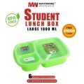 Student Lunch Box Large 1000 ML (With Three Portions) For School. 